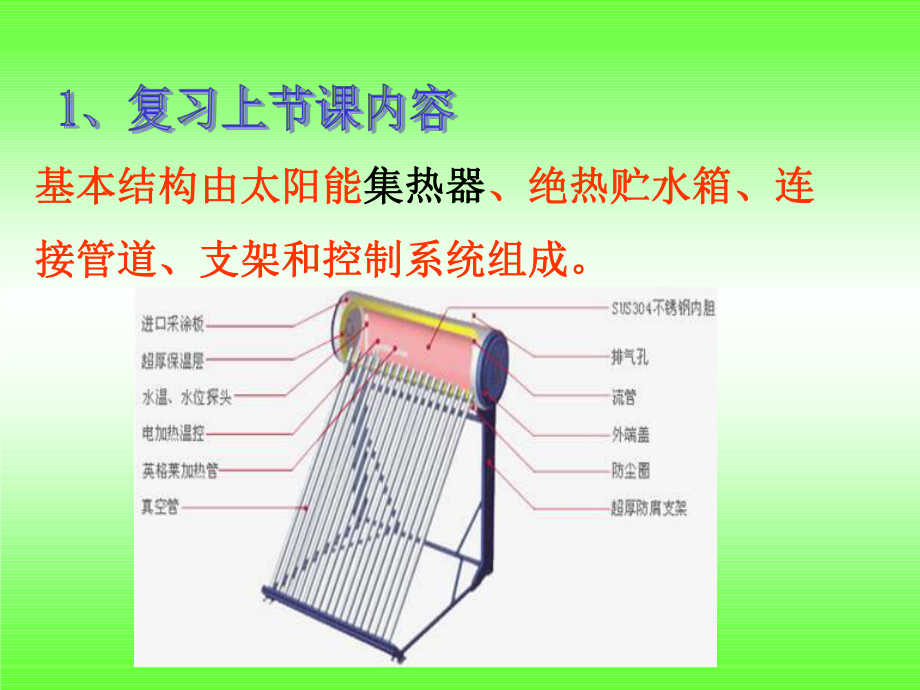 五年級科學上二8評價我們的太陽能熱水器